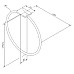 Кольцо для полотенец AM.PM Inspire 2.0 A50A34400 193 мм