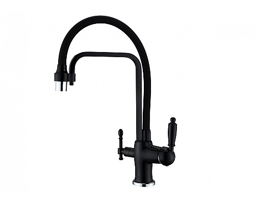 Смеситель для кухни под фильтр ZORG ZR 342-6 YF BLACK