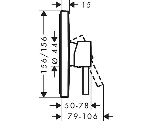 Смеситель для душа Hansgrohe Finoris 76615000 Хром
