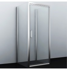 Душевой уголок WasserKRAFT Salm 100x100 профиль Хром стекло прозрачное