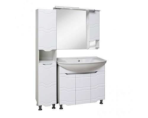 Пенал Runo Стиль 30 00000001122 правый с корзиной для белья