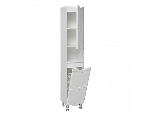 Пенал Runo Стиль 30 00000001122 правый с корзиной для белья