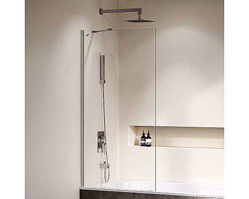 Шторка на ванну RGW Screens SC-150 80x150 351115008-11 профиль Хром стекло прозрачное