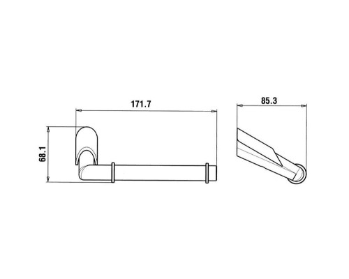 Держатель туалетной бумаги Paini Morgana 73CR051 Хром