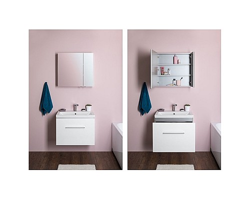 Тумба под раковину Aquanet Порто 70 241747 подвесной Белая