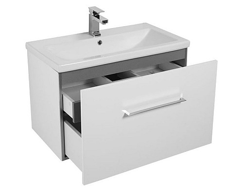 Тумба под раковину Aquanet Порто 70 241747 подвесной Белая