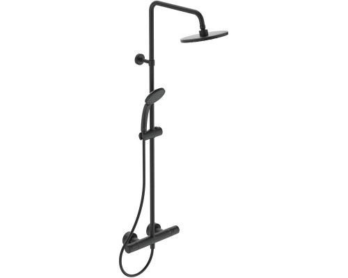 Душевая система Ideal Standard Ceratherm T25 A7545XG с термостатом Черная матовая