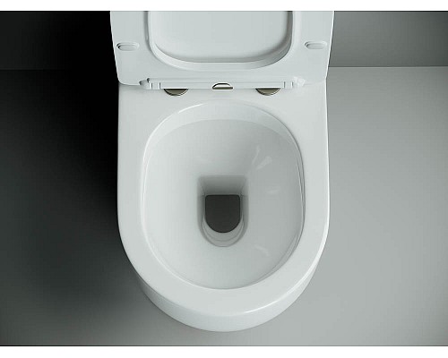 Чаша для унитаза-компакта Ceramica Nova Metropol с крышкой-сиденьем CN4001-B