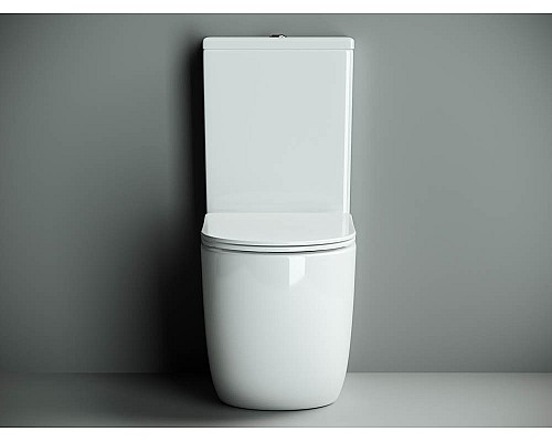 Чаша для унитаза-компакта Ceramica Nova Metropol с крышкой-сиденьем CN4001-B