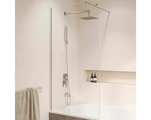 Шторка на ванну RGW Screens SC-051 90x150 351105109-11 профиль Хром стекло прозрачное