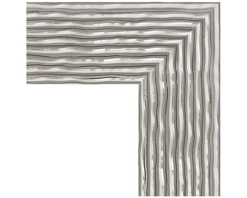 Зеркало Evoform Definite 160х80 BY 3345 в багетной раме - Волна хром 90 мм