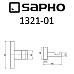 Крючок Sapho Olymp 1321-01 Хром