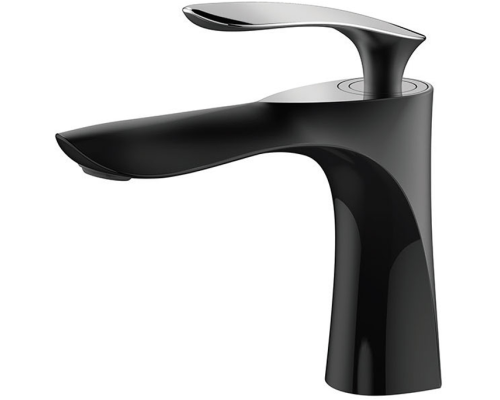 Смеситель для раковины Grocenberg GB2001 Черный хром