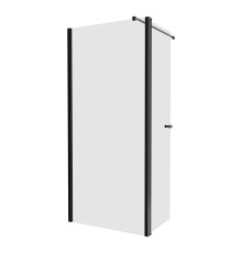 Душевое ограждение NEW TRENDY NEW SOLEO BLACK 80x195 (черный)