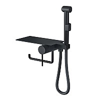 Гигиенический душ со смесителем Bronze de Luxe SCANDI 708B черный