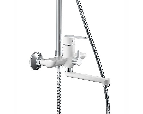 Душевая система Haiba HB24557-8 Белый Хром