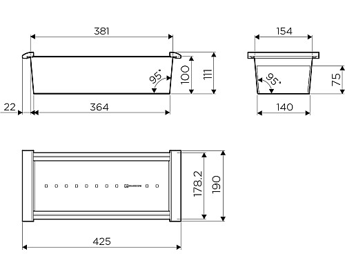 Коландер Omoikiri CO-02-PVD-LG 4999003 Коландер Omoikiri CO-02-PVD-LG 4999003