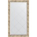 Зеркало Evoform Exclusive-G 128х73 BY 4220 с гравировкой в багетной раме - Прованс с плетением 70 мм