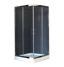 Душевой уголок Royal Bath HP 80х80 с поддоном профиль Хром стекло прозрачное