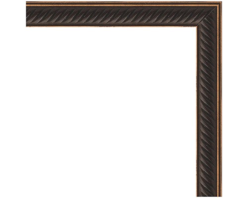 Зеркало Evoform Definite 45х35 BY 1328 в багетной раме - Витой махагон 28 мм