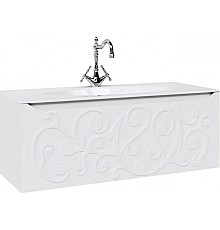 Тумба под раковину Clarberg Elegance 120 EL0112 подвесная Белая