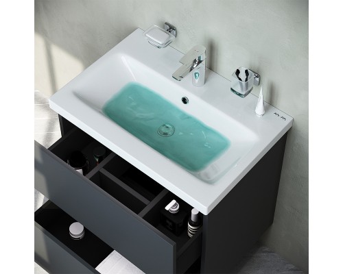 Тумба под раковину AM.PM Gem 60 M90FHX06022GM подвесная Графит матовый