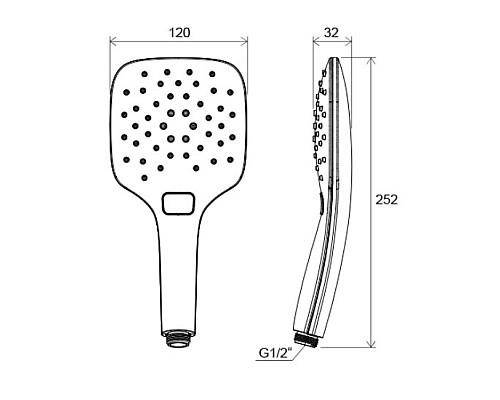 Душевая лейка Ravak X07P349