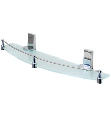 Стеклянная полка WasserKRAFT Lopau K-6044 Хром