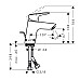 Смеситель для раковины Hansgrohe Logis 71071000