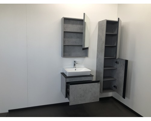 Шкаф пенал Comforty Эдинбург 40 00004147998 подвесной Бетон светлый