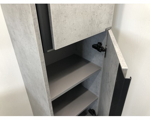 Шкаф пенал Comforty Эдинбург 40 00004147998 подвесной Бетон светлый