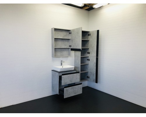 Шкаф пенал Comforty Эдинбург 40 00004147998 подвесной Бетон светлый