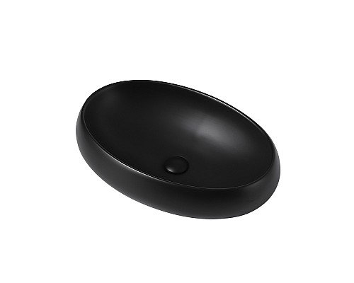 Раковина накладная ABBER Bequem AC2102MB черная матовая