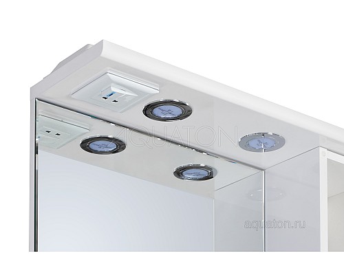 Зеркальный шкаф Онда правый белый Aquaton 1A009802ON01R Зеркальный шкаф Онда правый белый Aquaton 1A009802ON01R
