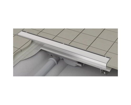 Душевой лоток AlcaPlast 1150 боковой выпуск, низкий