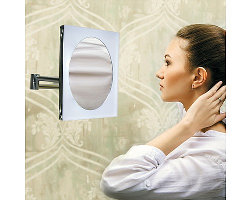 Зеркало с LED-подсветкой, WasserKRAFT K-1008 с 3-х кратным увеличением