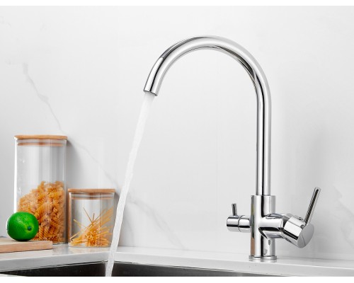 Смеситель для кухни Belz B801 B76801 Хром