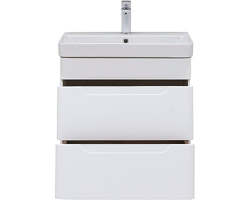 Тумба под раковину Aquanet София 60 288905 подвесная Белый глянец