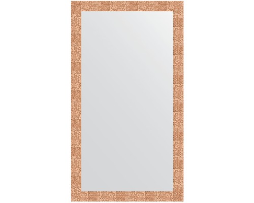 Зеркало Evoform Definite 136х76 BY 3306 в багетной раме - Соты медь 70 мм
