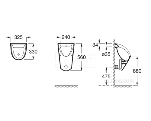 Писсуар Roca Chic 35945J000