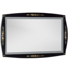 Зеркало Aquanet Виктория 120 черный/золото