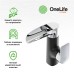 Смеситель для раковины Orange OneLife Черный матовый Хром глянцевый
