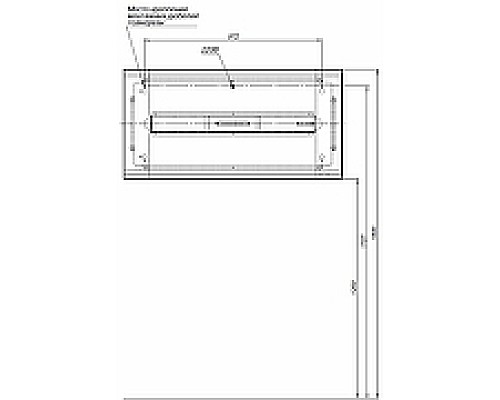 Зеркало Allen Brau Infinity 60 1.21020.BL с подсветкой Черное с сенсорным выключателем