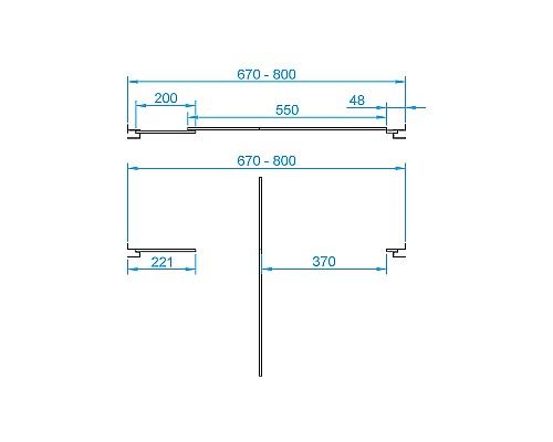 Душевая дверь RGW Passage PA-02 70 41080207-51 профиль Хром стекло шиншилла