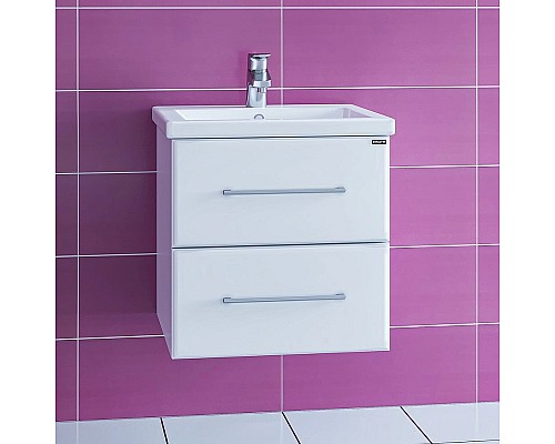 Тумба под раковину СанТа Омега 50 207035 подвесная Белая