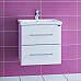 Тумба под раковину СанТа Омега 50 207035 подвесная Белая