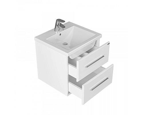 Тумба под раковину СанТа Омега 50 207035 подвесная Белая