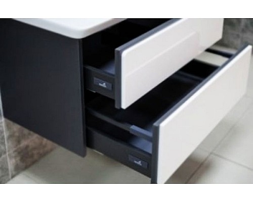 Тумба под раковину Roca Ronda 60 ZRU9302963 подвесная Белый глянец Антрацит