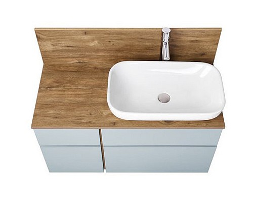 Тумба под раковину Aquaton Мишель 100 1A256901MIX30 подвесная Дуб рустикальный Фьорд