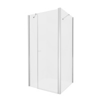 Душевое ограждение NEW TRENDY NEW SOLEO 90x80x195 (хром)